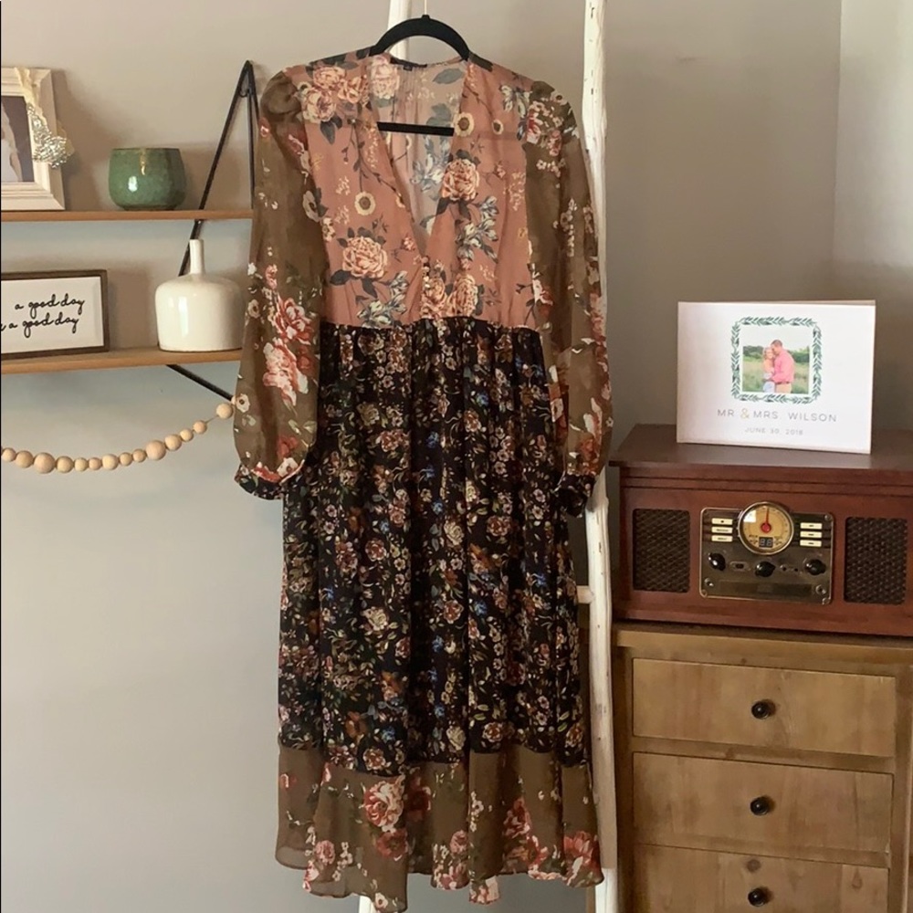 Midi Floral Dress